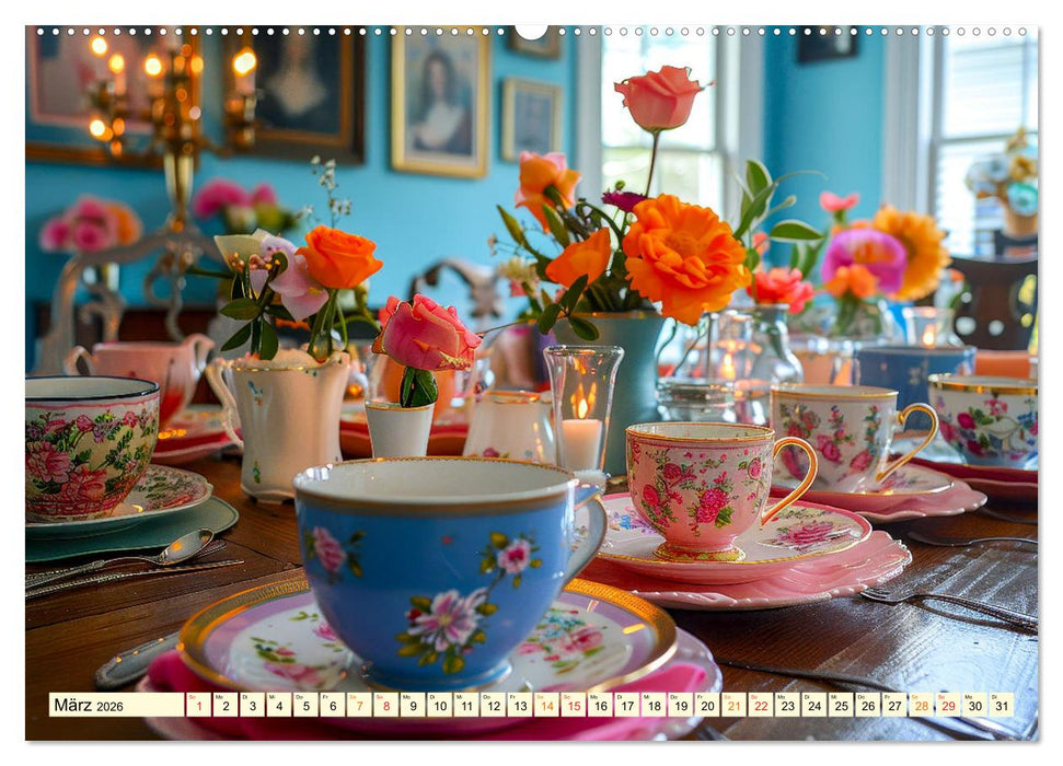 Gedeckter Tisch für Gourmets (CALVENDO Wandkalender 2026)