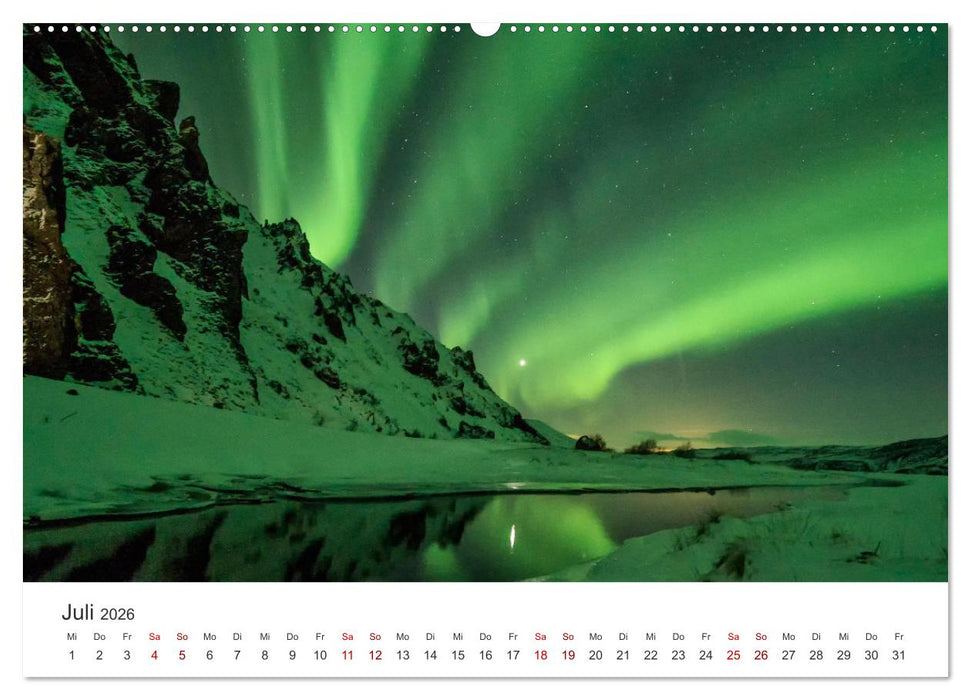 Polarlichter - Einzigartige Phänomene am Himmel. (CALVENDO Premium Wandkalender 2026)