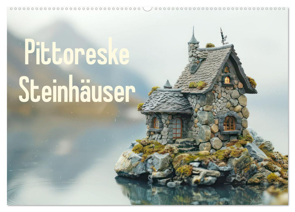 Pittoreske Steinhäuser (CALVENDO Wandkalender 2026)