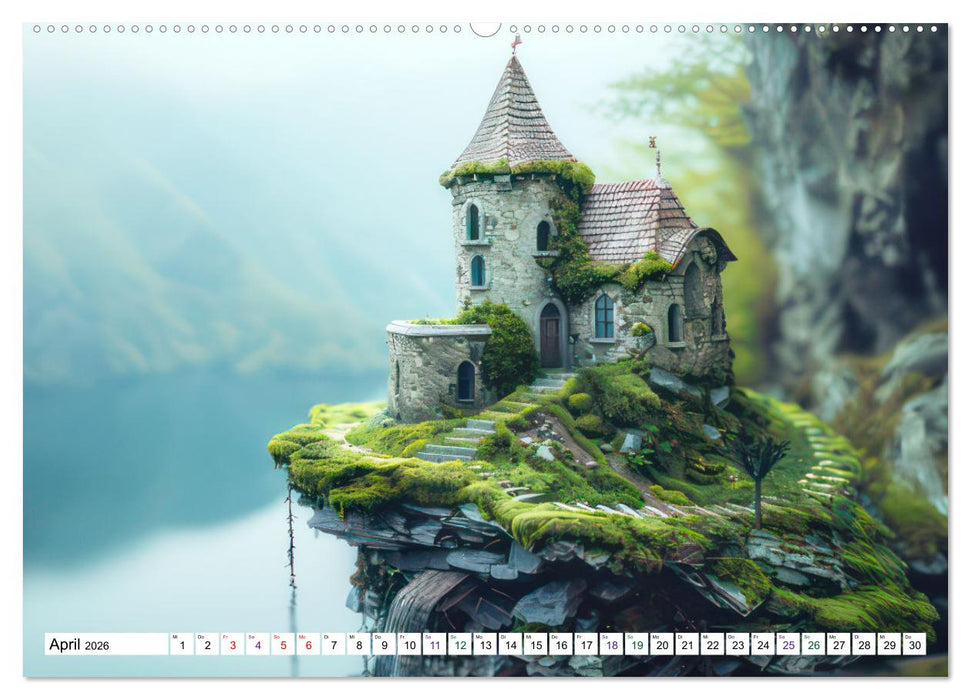 Pittoreske Steinhäuser (CALVENDO Wandkalender 2026)