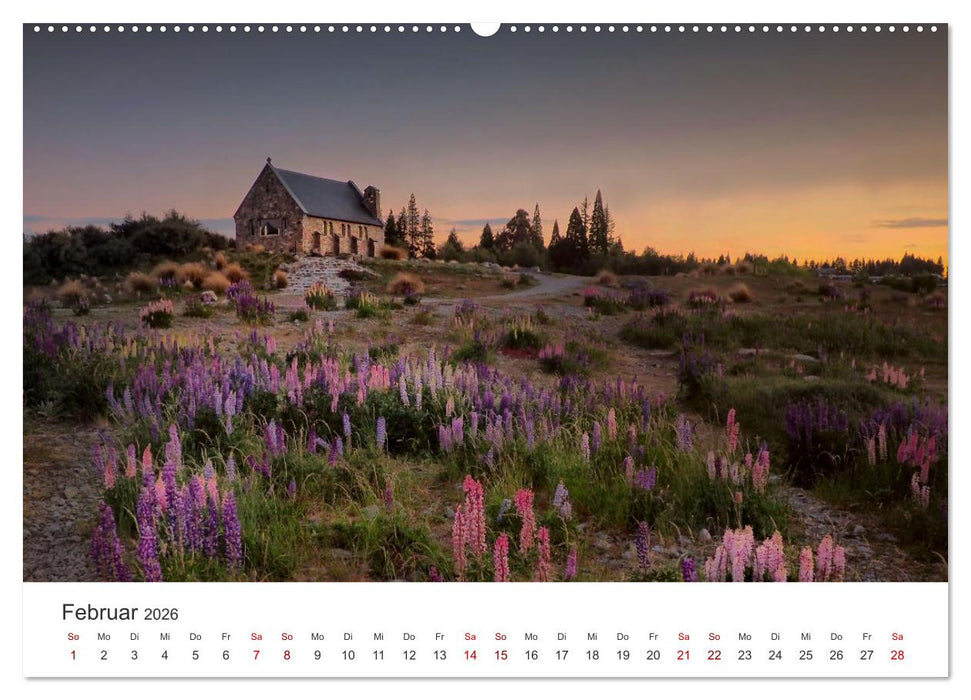 Neuseeland - Eine eindrucksvolle Insel. (CALVENDO Premium Wandkalender 2026)