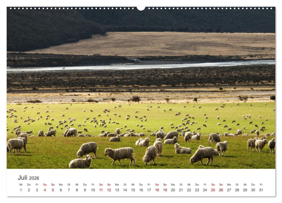 Neuseeland - Eine eindrucksvolle Insel. (CALVENDO Premium Wandkalender 2026)