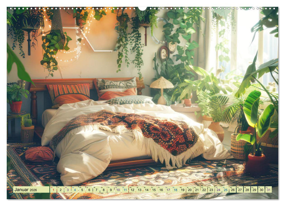 Gemütlichkeit mit Pflanzen (CALVENDO Premium Wandkalender 2026)