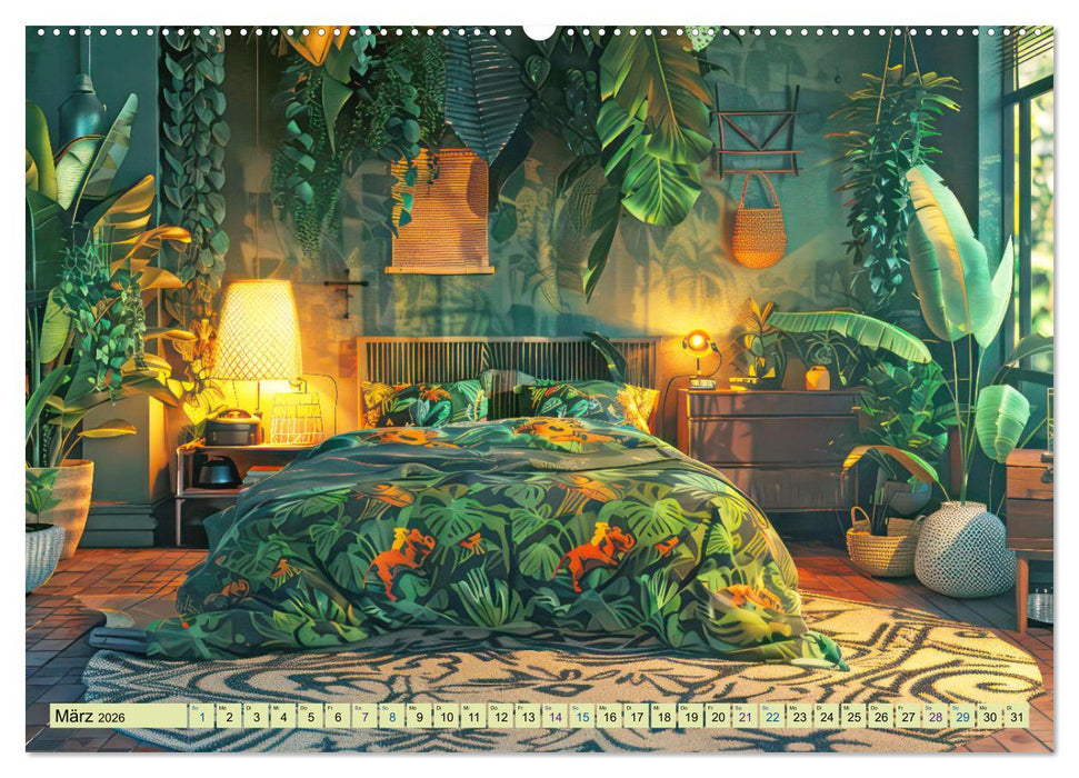 Gemütlichkeit mit Pflanzen (CALVENDO Premium Wandkalender 2026)