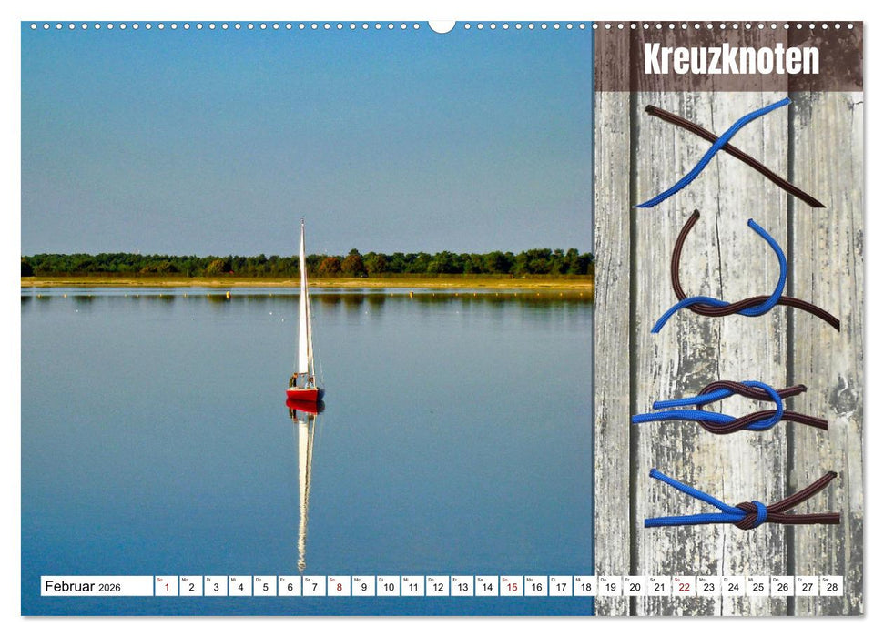 Schnittige Jollen - wichtige Knoten (CALVENDO Wandkalender 2026)