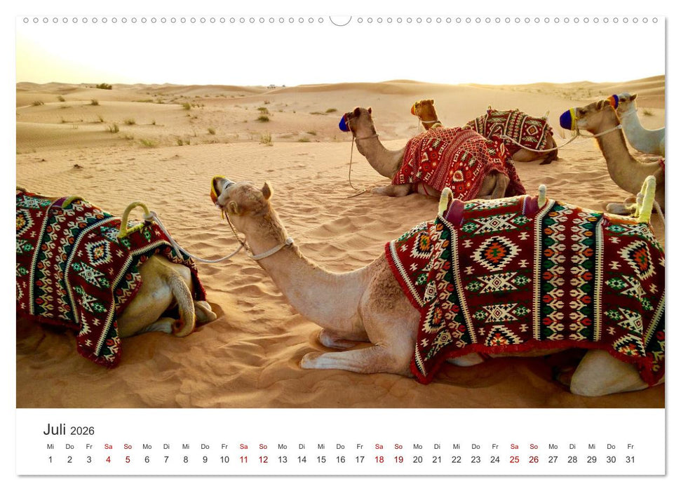 Dubai - Wo die Wolkenkratzer aus dem Boden sprießen. (CALVENDO Premium Wandkalender 2026)