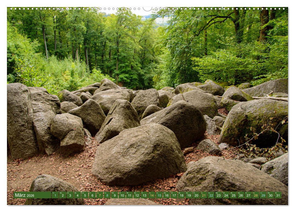 Das Felsenmeer - Natur pur im Odenwald (CALVENDO Premium Wandkalender 2026)