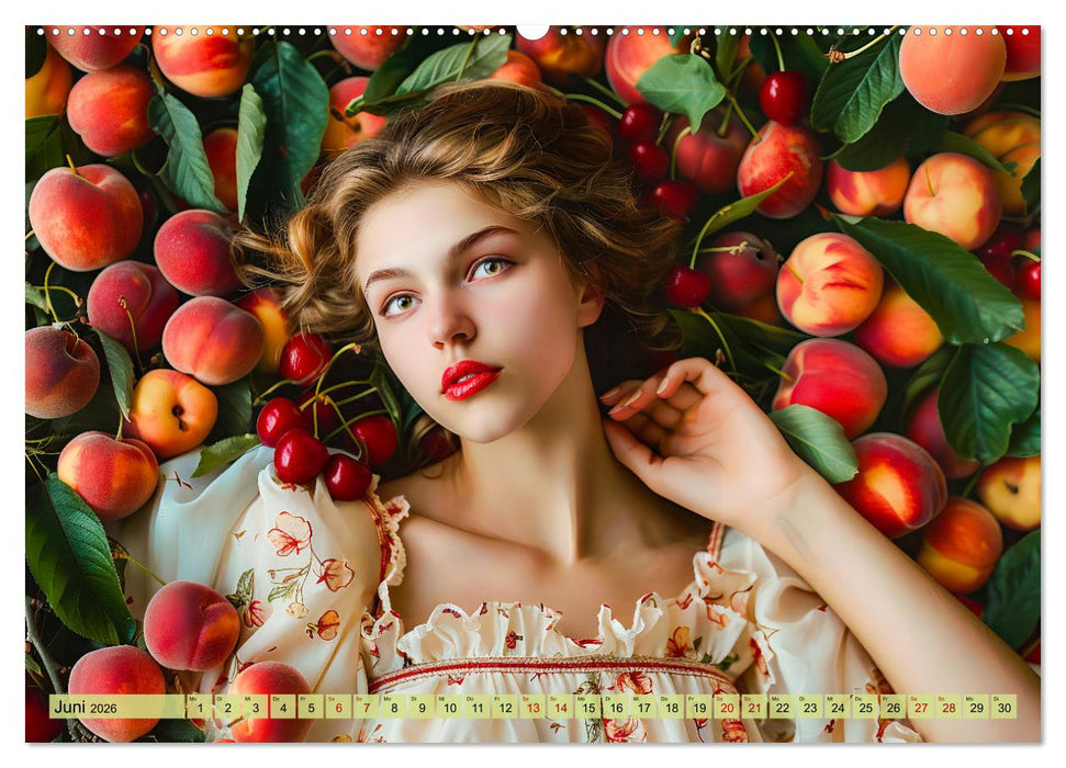 Obstkönigin - Fruchtig, floral und voller Schönheit (CALVENDO Wandkalender 2026)