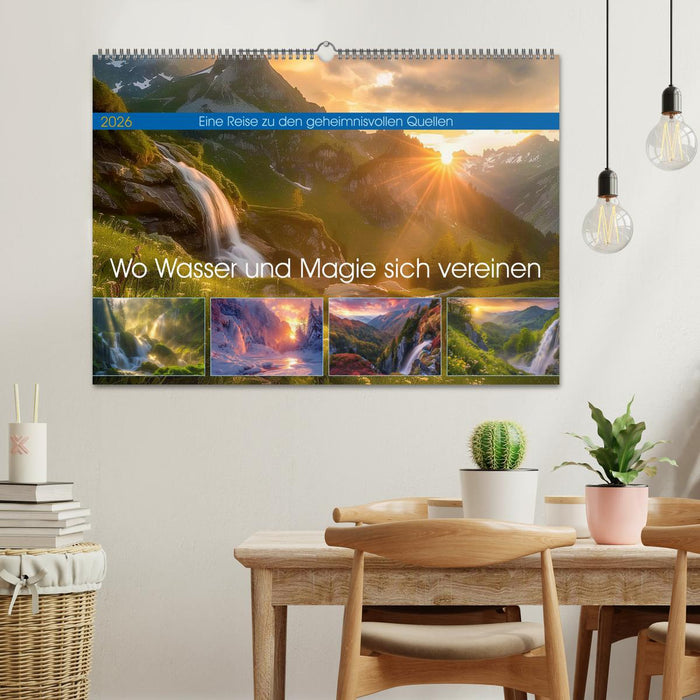 Wo Wasser und Magie sich vereinen (CALVENDO Wandkalender 2026)