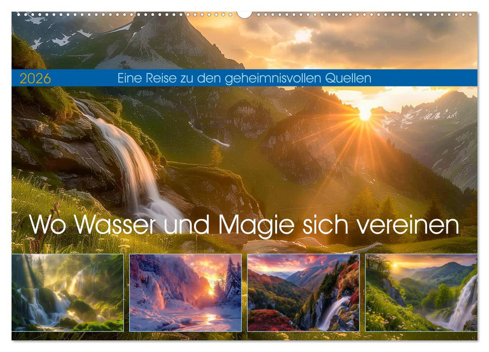 Wo Wasser und Magie sich vereinen (CALVENDO Wandkalender 2026)