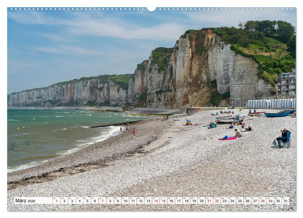 Etretat, Fecamp und die Alabasterküste (CALVENDO Premium Wandkalender 2026)
