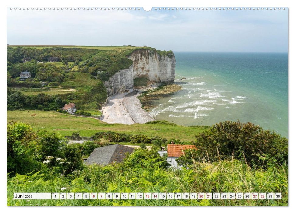 Etretat, Fecamp und die Alabasterküste (CALVENDO Premium Wandkalender 2026)
