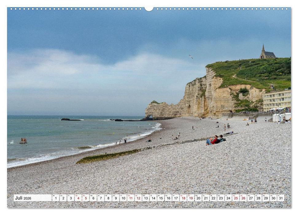 Etretat, Fecamp und die Alabasterküste (CALVENDO Premium Wandkalender 2026)