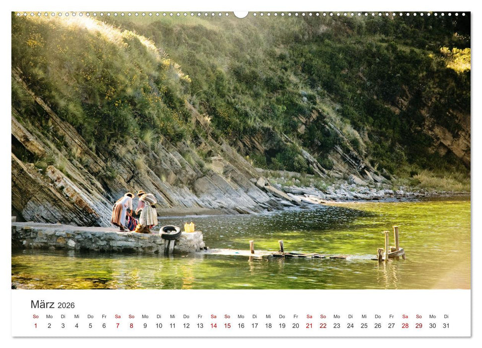 Bolivien - Eine Reise entlang der Anden. (CALVENDO Premium Wandkalender 2026)