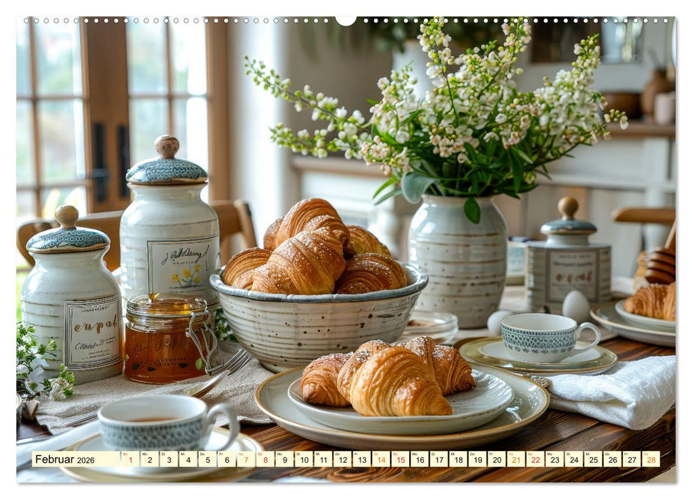 Gedeckter Tisch für Gourmets (CALVENDO Premium Wandkalender 2026)