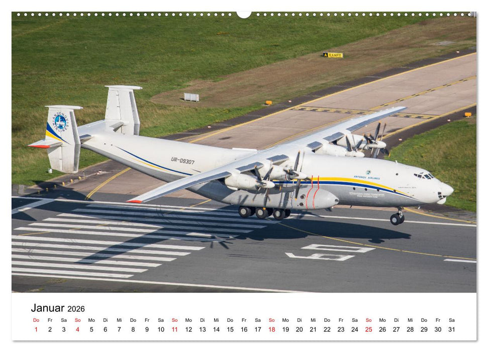 From Above - Die etwas andere Perspektive auf Flugzeuge (CALVENDO Premium Wandkalender 2026)