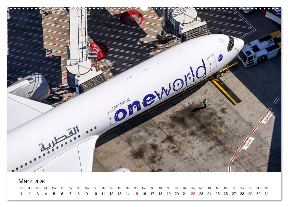 From Above - Die etwas andere Perspektive auf Flugzeuge (CALVENDO Premium Wandkalender 2026)