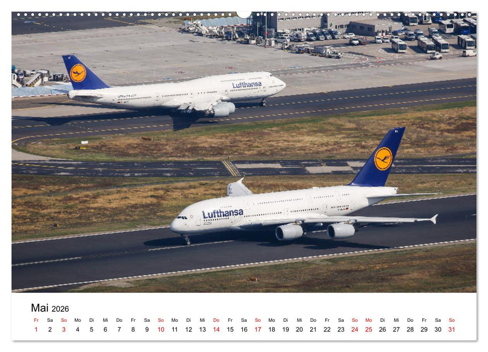 From Above - Die etwas andere Perspektive auf Flugzeuge (CALVENDO Premium Wandkalender 2026)