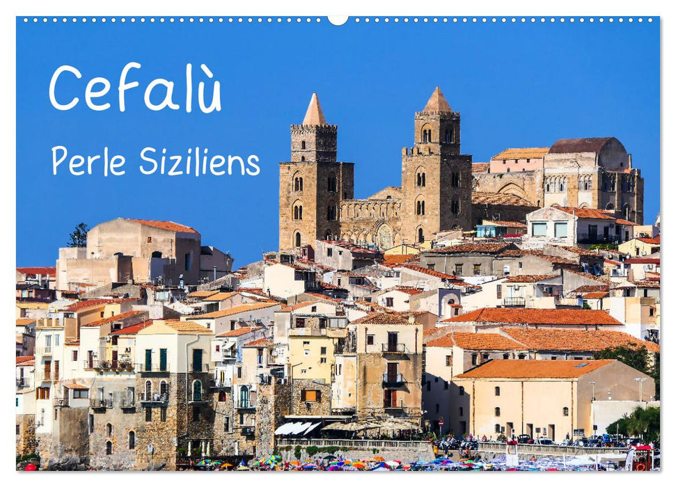Cefalù Perle Siziliens (CALVENDO Wandkalender 2026)