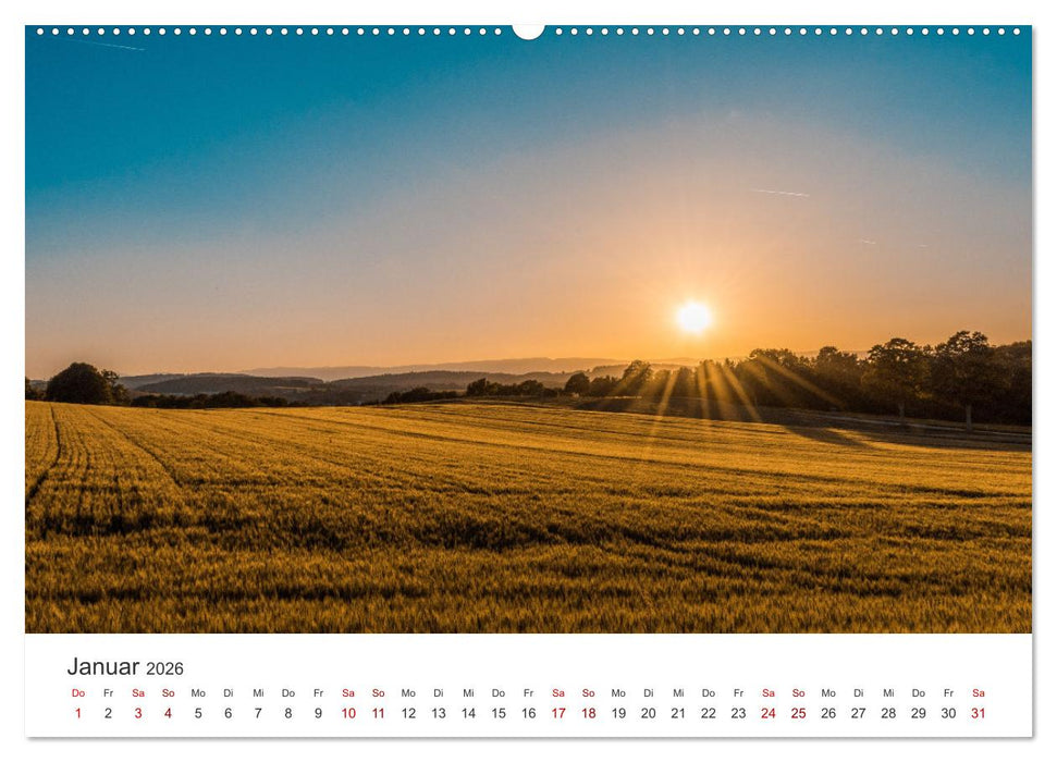 Sonnenaufgänge - Für einen guten Start in den Tag. (CALVENDO Premium Wandkalender 2026)