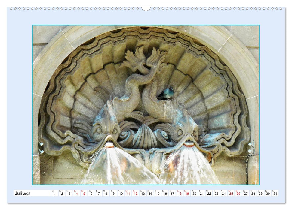 Schöne Wasserspiele (CALVENDO Premium Wandkalender 2026)