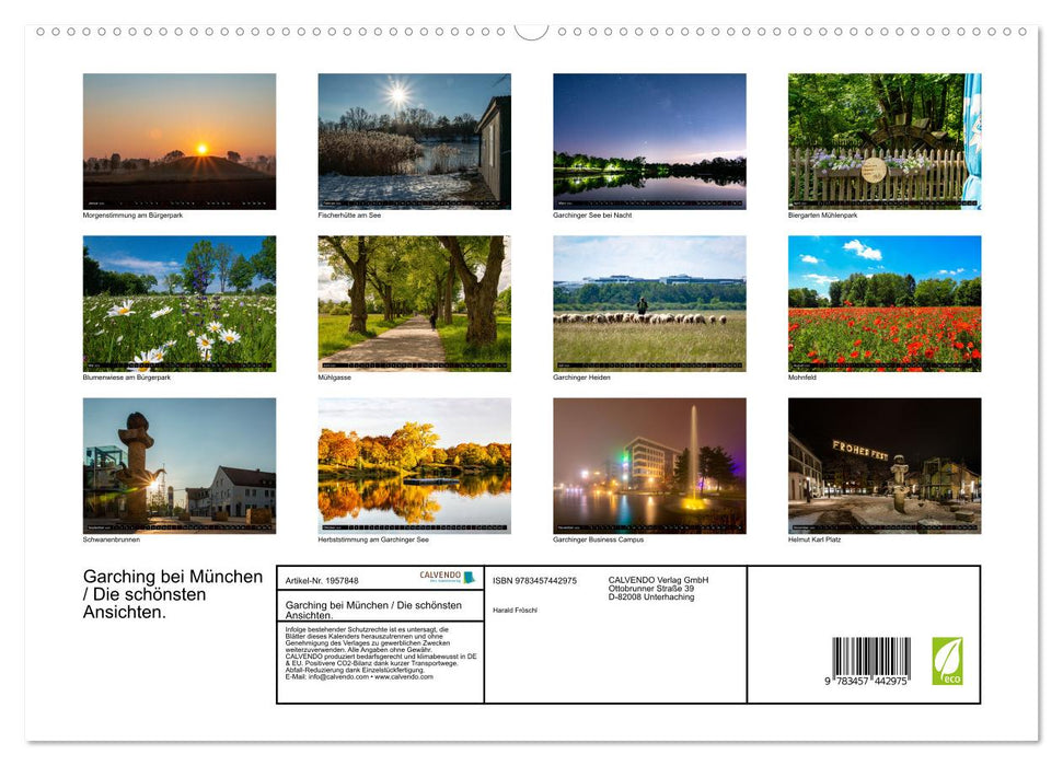 Garching bei München / Die schönsten Ansichten. (CALVENDO Premium Wandkalender 2026)