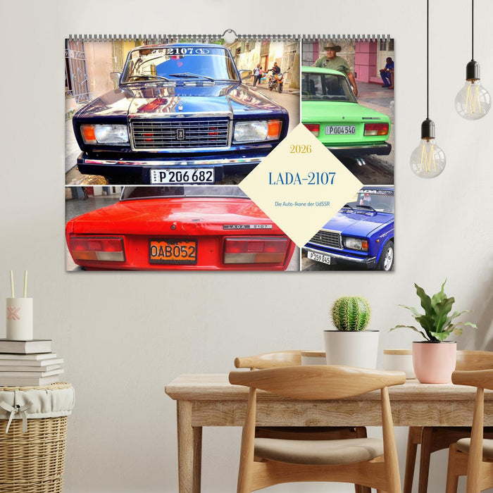 LADA-2107 - Die Auto-Ikone der UdSSR (CALVENDO Wandkalender 2026)