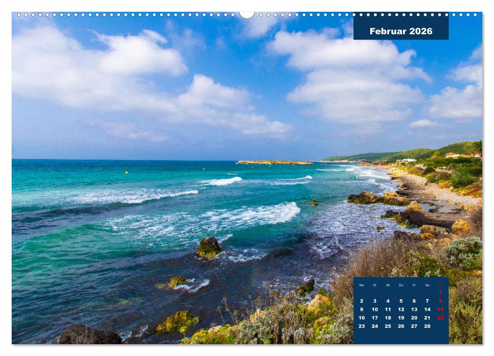 Menorca - die kleine Schwester von Mallorca (CALVENDO Premium Wandkalender 2026)