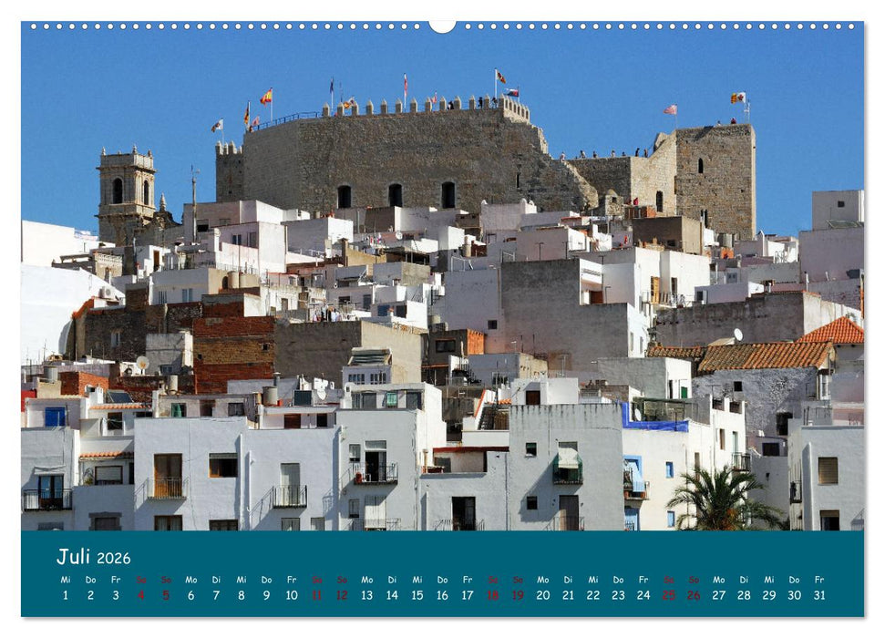 Peniscola - Gelebte Geschichte (CALVENDO Premium Wandkalender 2026)