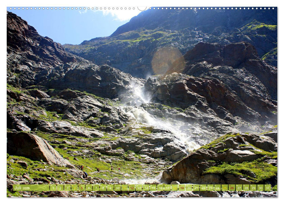 E5 - ZU FUSS ÜBER DIE ALPEN VON OBERSTDORF NACH MERAN (CALVENDO Premium Wandkalender 2026)