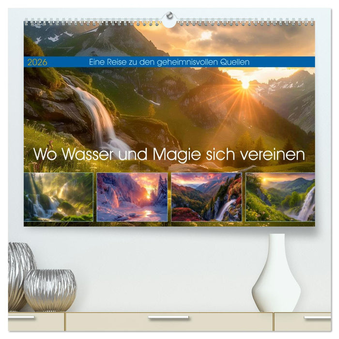 Wo Wasser und Magie sich vereinen (CALVENDO Premium Wandkalender 2026)