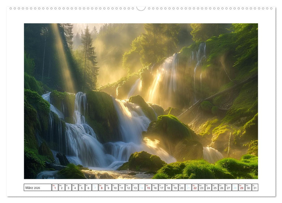 Wo Wasser und Magie sich vereinen (CALVENDO Premium Wandkalender 2026)