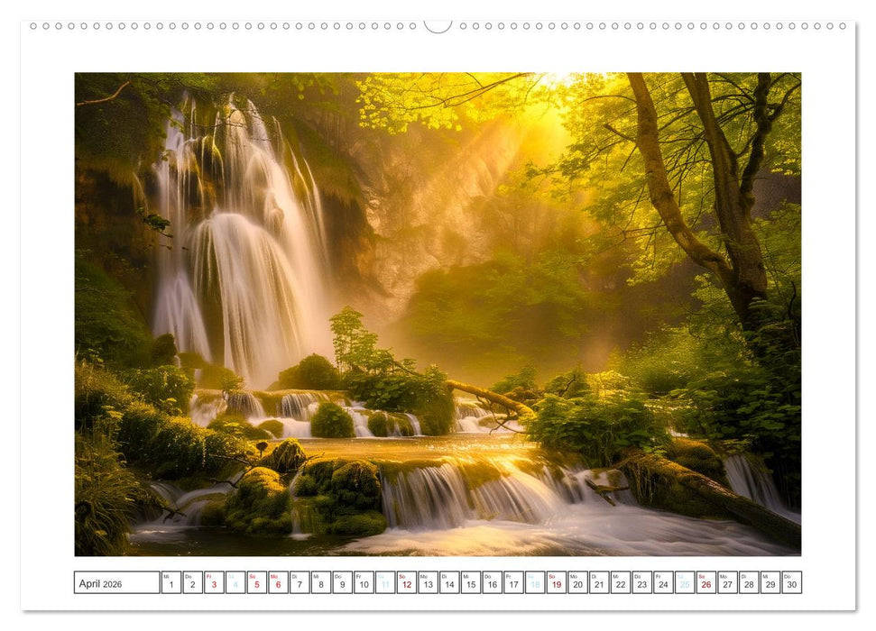 Wo Wasser und Magie sich vereinen (CALVENDO Premium Wandkalender 2026)
