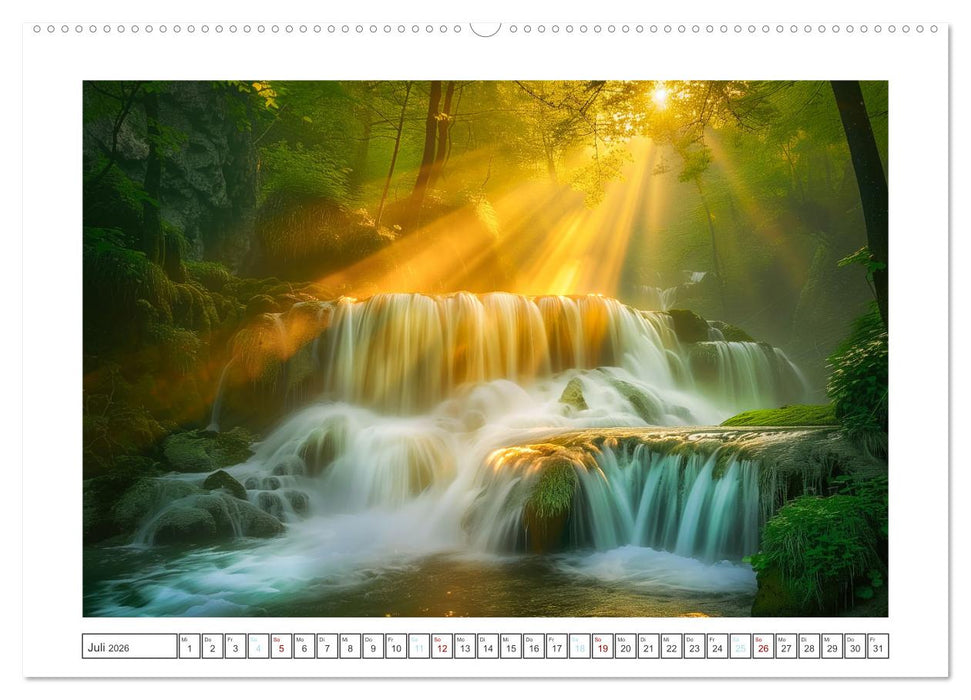 Wo Wasser und Magie sich vereinen (CALVENDO Premium Wandkalender 2026)