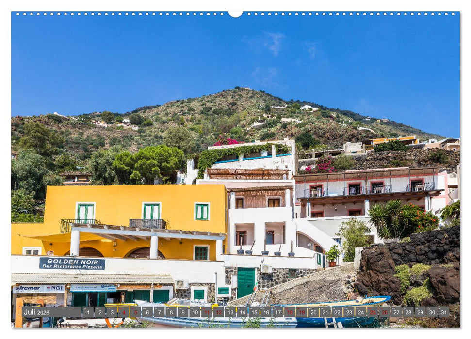 Liparische Inseln - Vulkane im Tyrrhenischen Meer (CALVENDO Premium Wandkalender 2026)