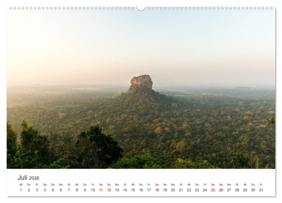 Sri Lanka - Eine einzigartige Trauminsel. (CALVENDO Premium Wandkalender 2026)