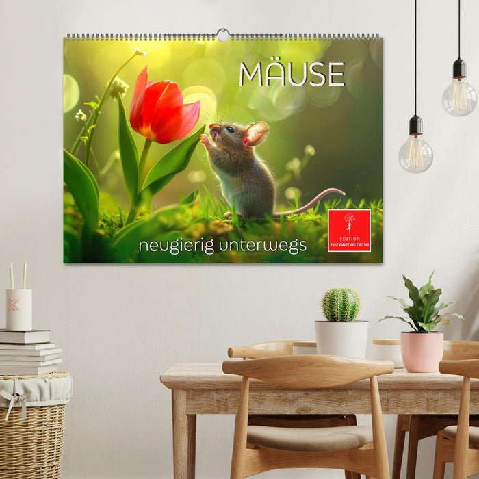 Mäuse - neugierig unterwegs (CALVENDO Wandkalender 2026)