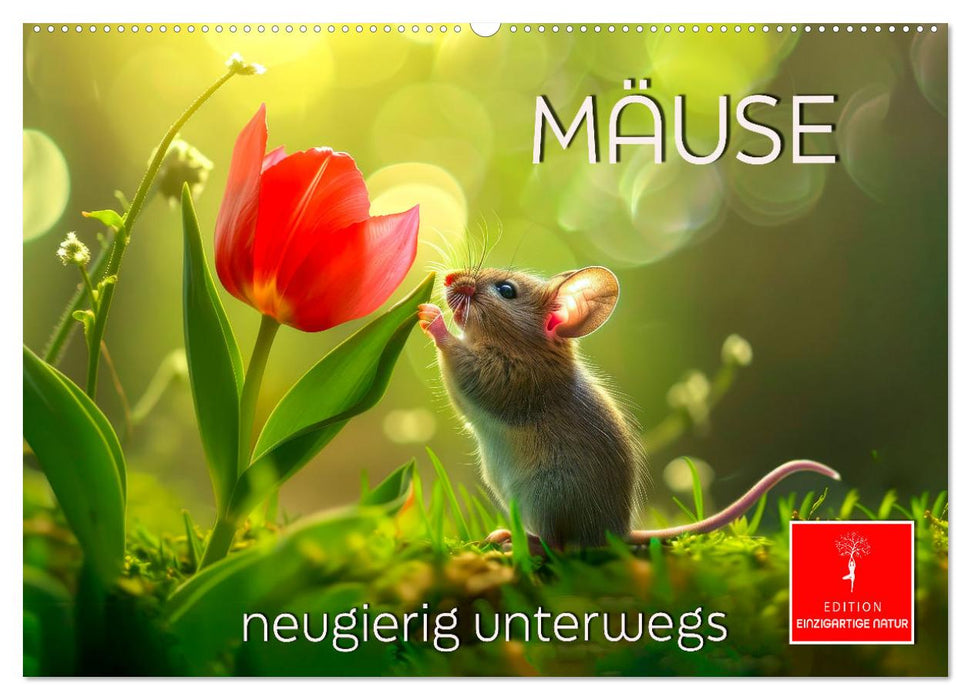 Mäuse - neugierig unterwegs (CALVENDO Wandkalender 2026)
