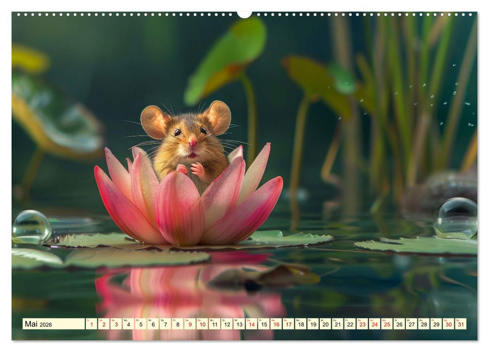 Mäuse - neugierig unterwegs (CALVENDO Wandkalender 2026)
