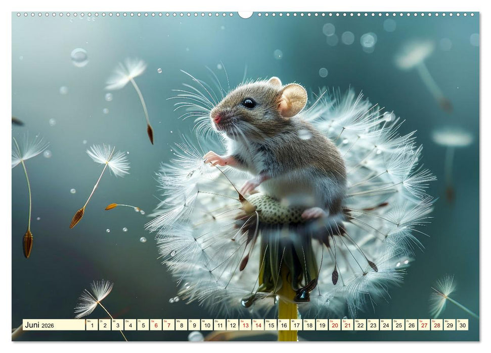 Mäuse - neugierig unterwegs (CALVENDO Wandkalender 2026)