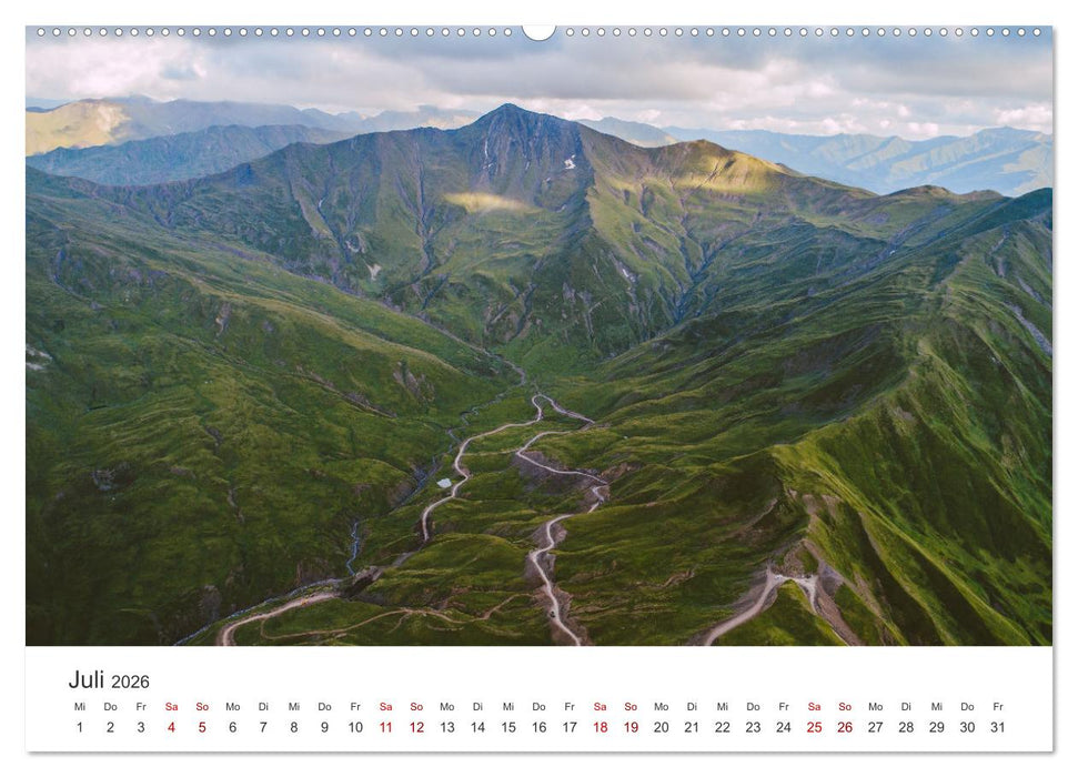 Georgien - Ein phänomenales Naturparadies. (CALVENDO Premium Wandkalender 2026)
