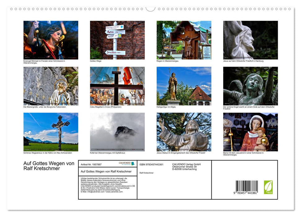 Auf Gottes Wegen von Ralf Kretschmer (CALVENDO Premium Wandkalender 2026)
