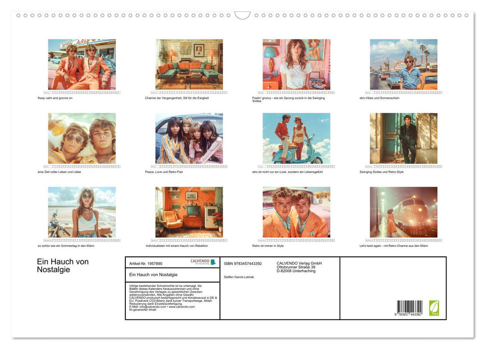 Ein Hauch von Nostalgie (CALVENDO Wandkalender 2026)