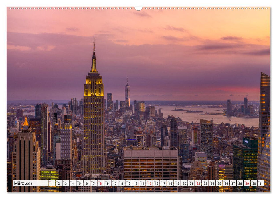 New York City - der besondere Blick auf Big Apple (CALVENDO Premium Wandkalender 2026)
