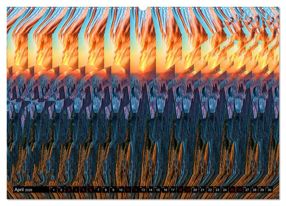 Magische Bilder - 3D Illusionen (CALVENDO Premium Wandkalender 2026)