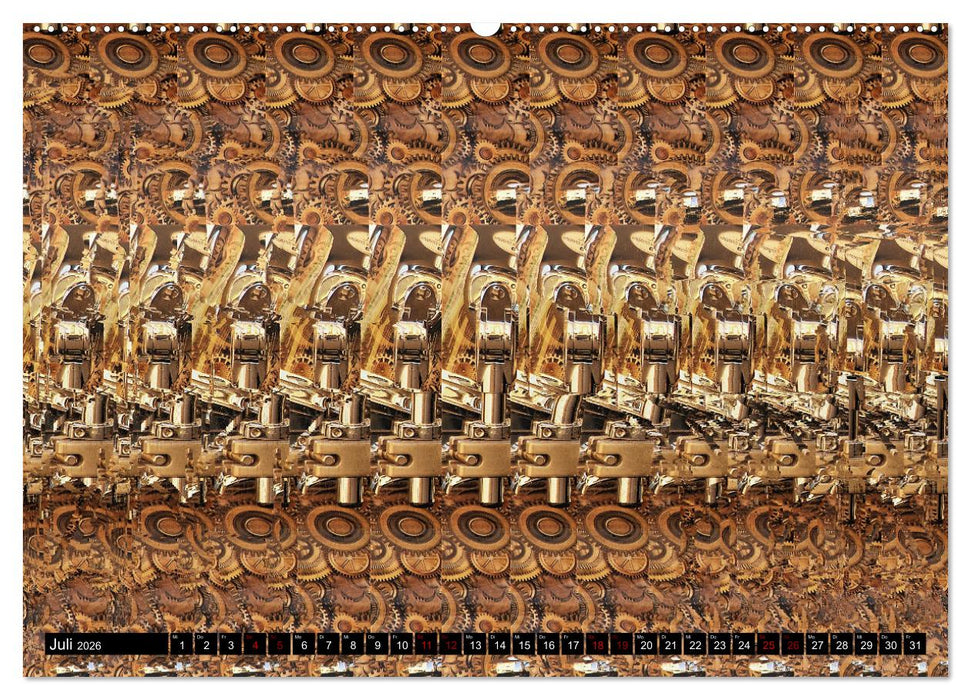 Magische Bilder - 3D Illusionen (CALVENDO Premium Wandkalender 2026)