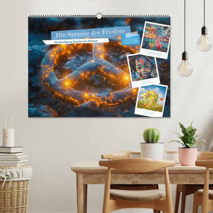 Die Sprache des Friedens (CALVENDO Wandkalender 2026)