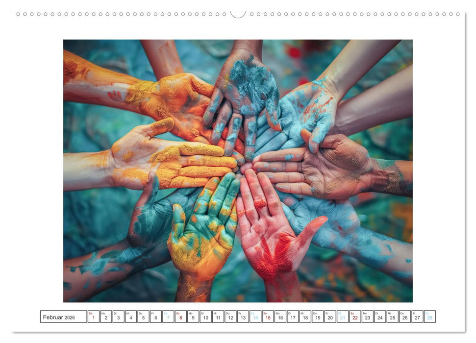 Die Sprache des Friedens (CALVENDO Wandkalender 2026)