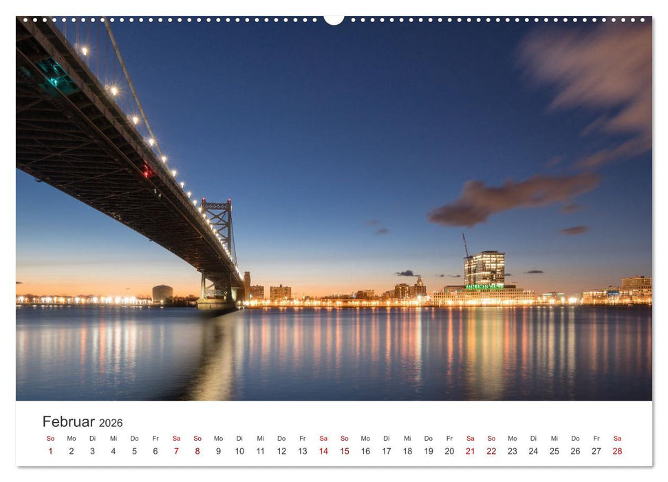 Philadelphia - The Birthplace of America (CALVENDO Premium Wandkalender 2026)