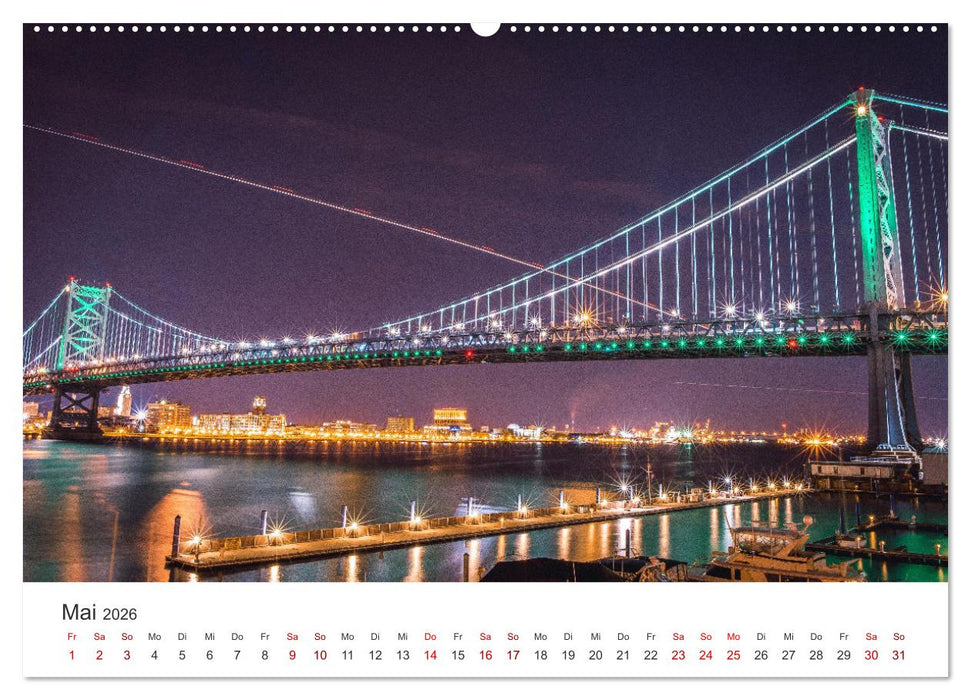 Philadelphia - The Birthplace of America (CALVENDO Premium Wandkalender 2026)